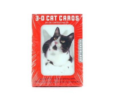Sprell Kortstokk med 3D-bilder av katter
