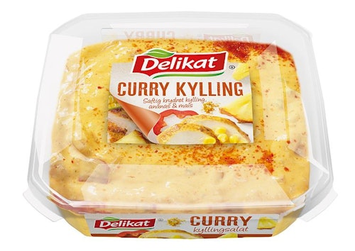 Delikat Curry Kyllingsalat