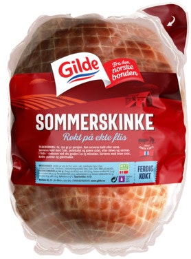 Gilde Sommerskinke Røkt på Flis