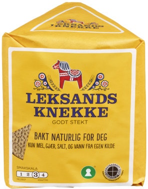 Bilde: © Leksands / Oda Leksands Knekkebrød Godt Stekt