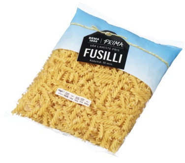 Bilde: © Prima Lavpris / Oda Prima Lavpris Fusilli