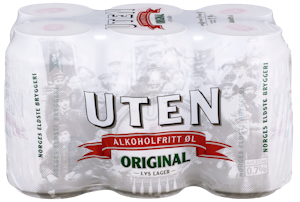 Aass Bryggeri UTEN original 6x0,33 liter