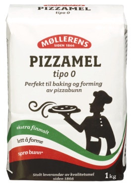Bilde: © Møllerens / Oda Møllerens Pizzamel Tipo-0