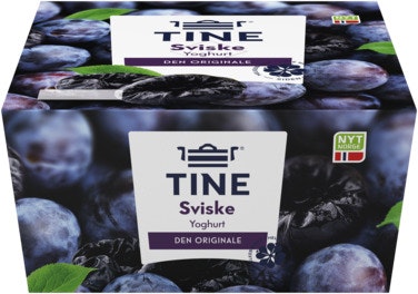 Bilde: © Tine / Oda Tine Yoghurt Sviske 4x150g