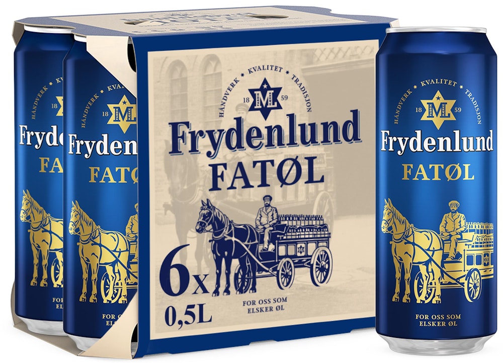 Frydenlund Fatøl 6 x 0,5l