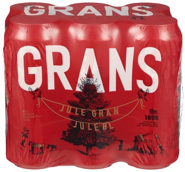 Bilde: © Grans Bryggeri / Oda Grans Bryggeri Grans Juleøl 6 x 0,5l, 3 l