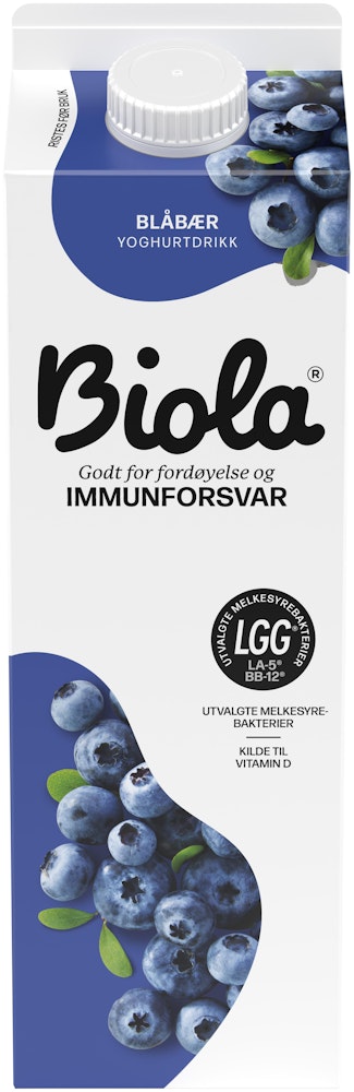 Tine Biola® yoghurtdrikk blåbær