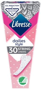 Bilde: © Libresse / Oda Libresse Truseinnlegg String 30 stk