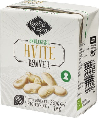 Bilde: © Kolonihagen / Oda Kolonihagen Store Hvite Bønner Økologisk