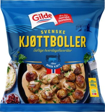 Gilde Svenske Kjøttboller Ca 60 stk