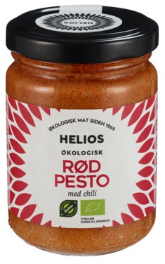 Helios Pesto Rød Piccante 130 g