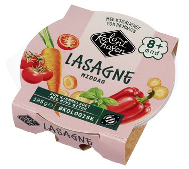 Bilde: © Kolonihagen / Oda Kolonihagen Lasagne Fra 8 mnd, Økologisk