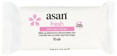Bilde: © Asan / Oda Asan Fresh Intimservietter