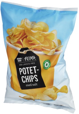 Bilde: © REMA 1000 / Oda REMA 1000 Potetchips Classic Salt