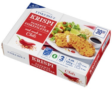 Bilde: © Fiskeriet / Oda Fiskeriet Panert Fiskefilet med Chili