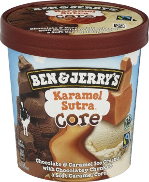 Bilde: © Ben & Jerry's / Oda Ben & Jerry's Core Karamel Sutra