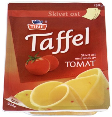 Bilde: © Tine / Oda Tine Taffel Tomatost Skiver 130 g