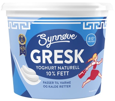Synnøve Gresk Yoghurt Naturell 10%