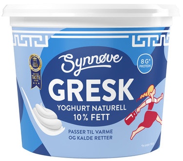 Bilde: © Synnøve / Oda Synnøve Gresk Yoghurt Naturell 10%