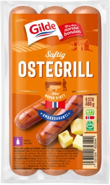 Bilde: © Gilde / Oda Gilde Ostegrill 6 stk