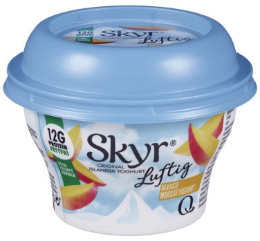 Bilde: © Q-meieriene / Oda Q-meieriene Q Skyr Luftig Mango