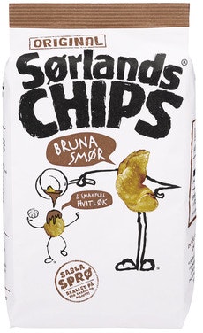 Bilde: © Sørlandschips / Oda Sørlandschips Brunet Smør & Hvitløk