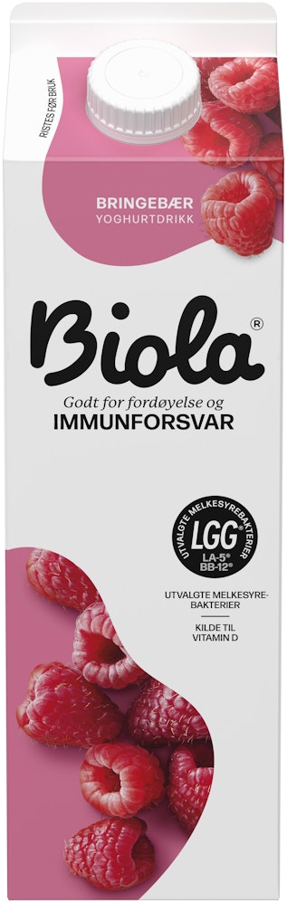 Tine Biola® yoghurtdrikk bringebær