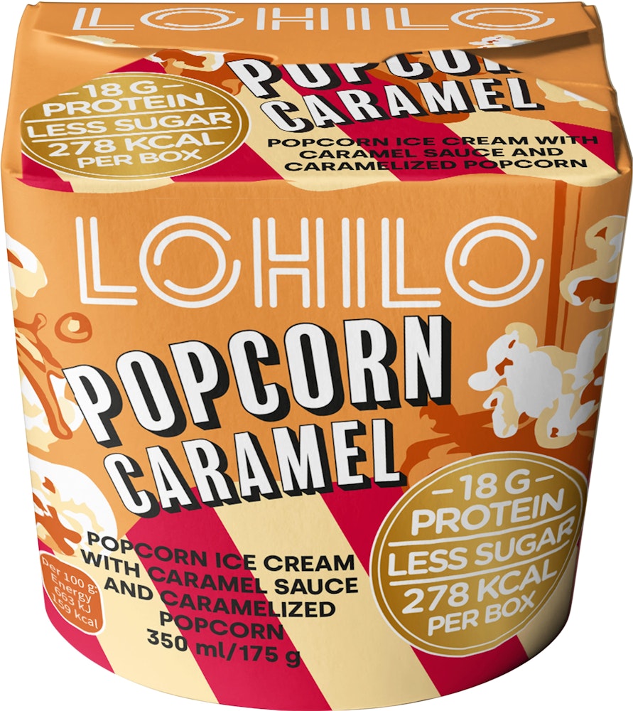 Lohilo iskrem Popcorn caramel