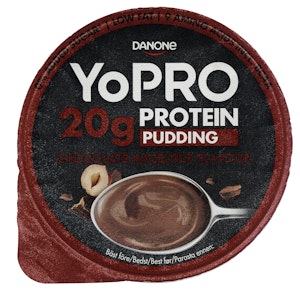 YoPro Proteinpudding Sjokolade og Hasselnøtt