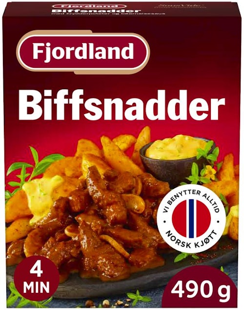 Fjordland Biffsnadder Med krydderpoteter og béarnaisesaus