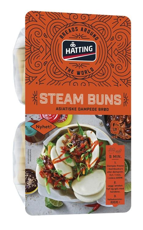 Hatting Steam Buns 6 stk
