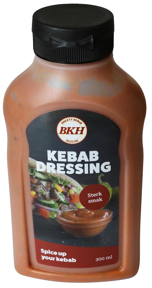 Bislett Kebab House Kebabdressing Sterk 300 ml