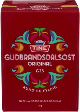 Bilde: © Tine / Oda Tine Gudbrandsdalsost 1 kg