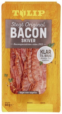 Ferdigstekt Bacon i Skiver 50 g