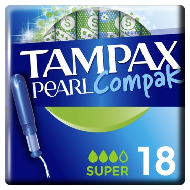 Bilde: © Tampax / Oda Tampax Tampax Tampong Compak Pearl Super