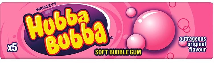Hubba Bubba Original Smak Tyggegummi 5 stk