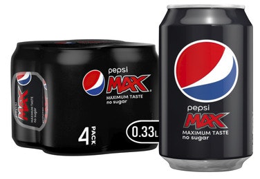 PepsiCo Pepsi Max 4 x 0,33l
