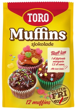 Bilde: © Toro / Oda Toro Muffins Mix Sjokolade