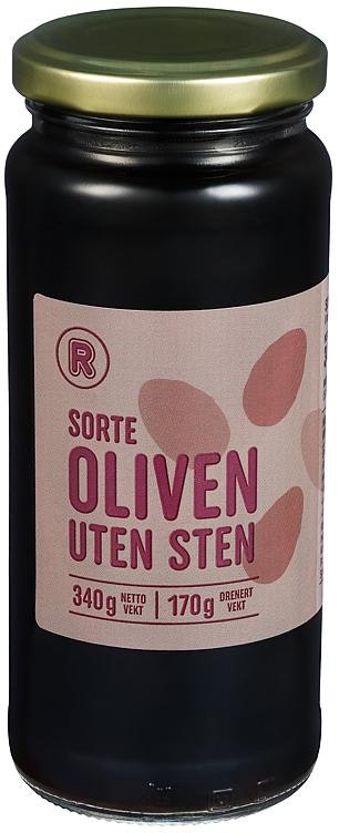 REMA 1000 Oliven Sort Uten Sten