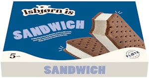 Isbjørn Is Sandwich Original 5 stk