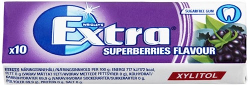 Extra Extra Superberries Sukkerfri 10 stk