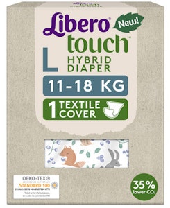 Libero Touch Hybrid Ytterdel Assortert mønster, Str. Large, 11-18 kg