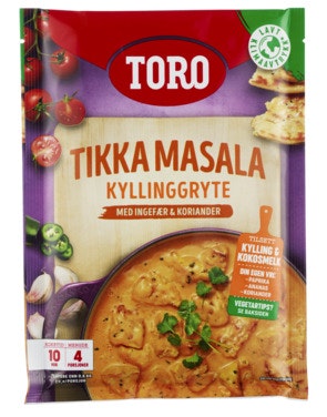 Bilde: © Toro / Oda Toro Indisk Gryte Tikka Masala