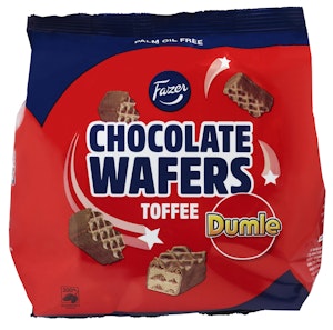 Fazer Dumle Chocolate Wafers - kjeks Toffee