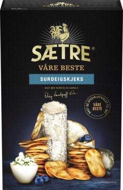 Bilde: © Sætre / Oda Sætre Sætres Beste Surdeigskjeks