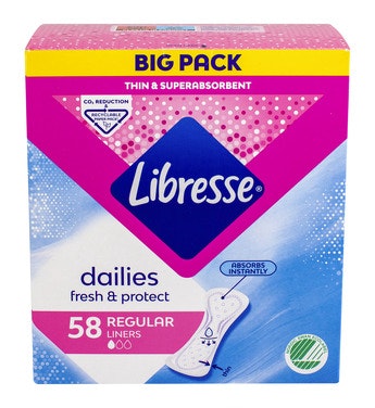 Bilde: © Libresse / Oda Libresse Truseinnlegg Normal Big Pack, 58 stk