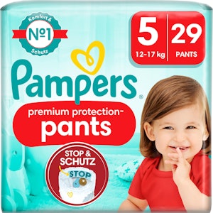 Pampers Bleie Premium Protection Pants Str. 5, 12-17kg