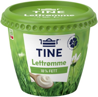 Bilde: © Tine / Oda Tine Lettrømme 18%, 300 g