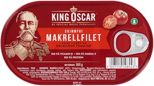 King Oscar Skinnfri Makrell