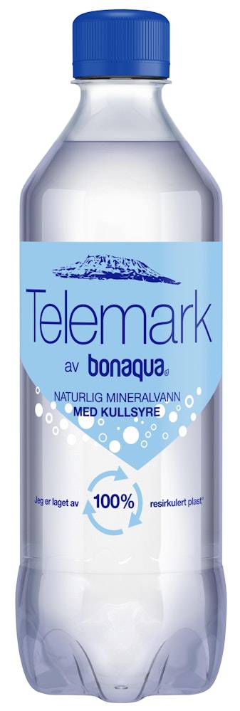 Bonaqua Telemark Naturell Sprudlende, 0,5 l